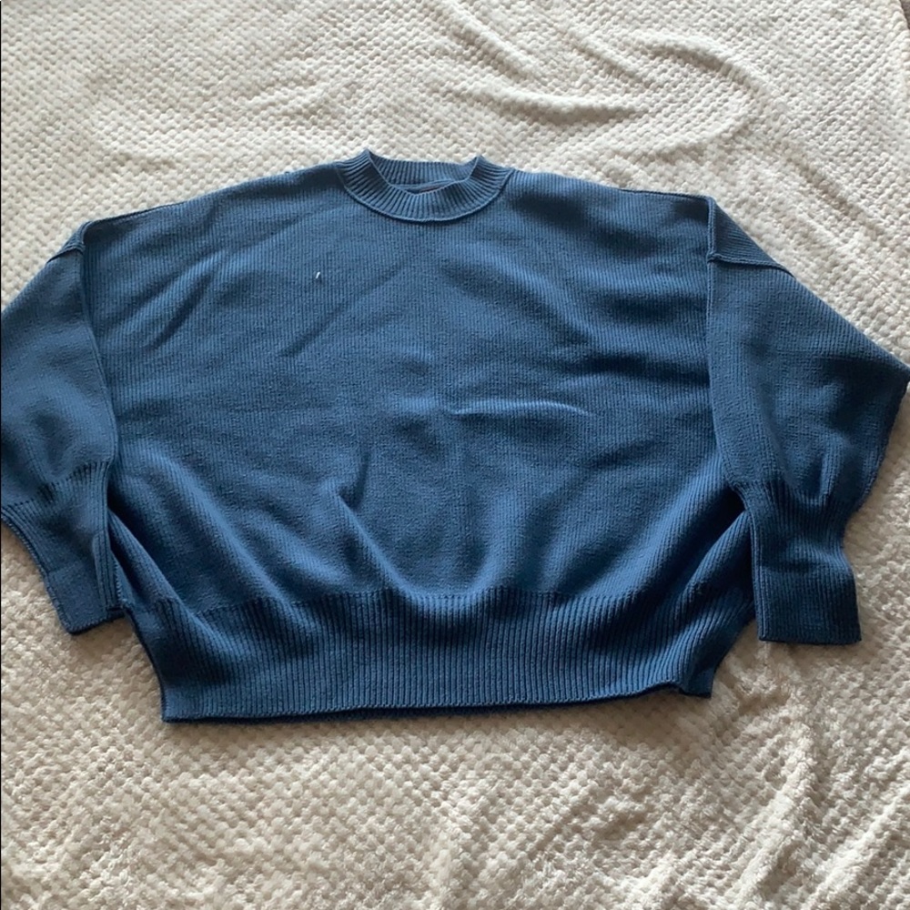 Blue Free People Sweater